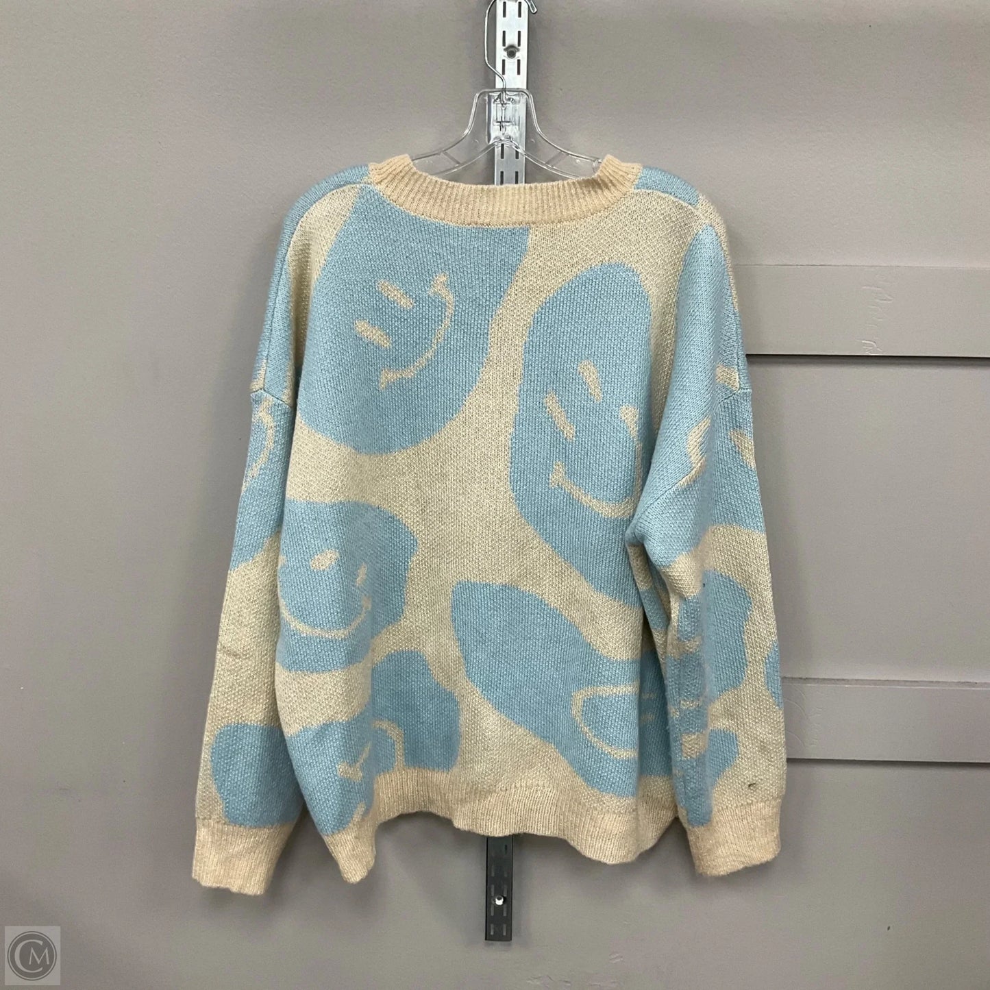 Sweater By Altard State In Blue & White, Size: L