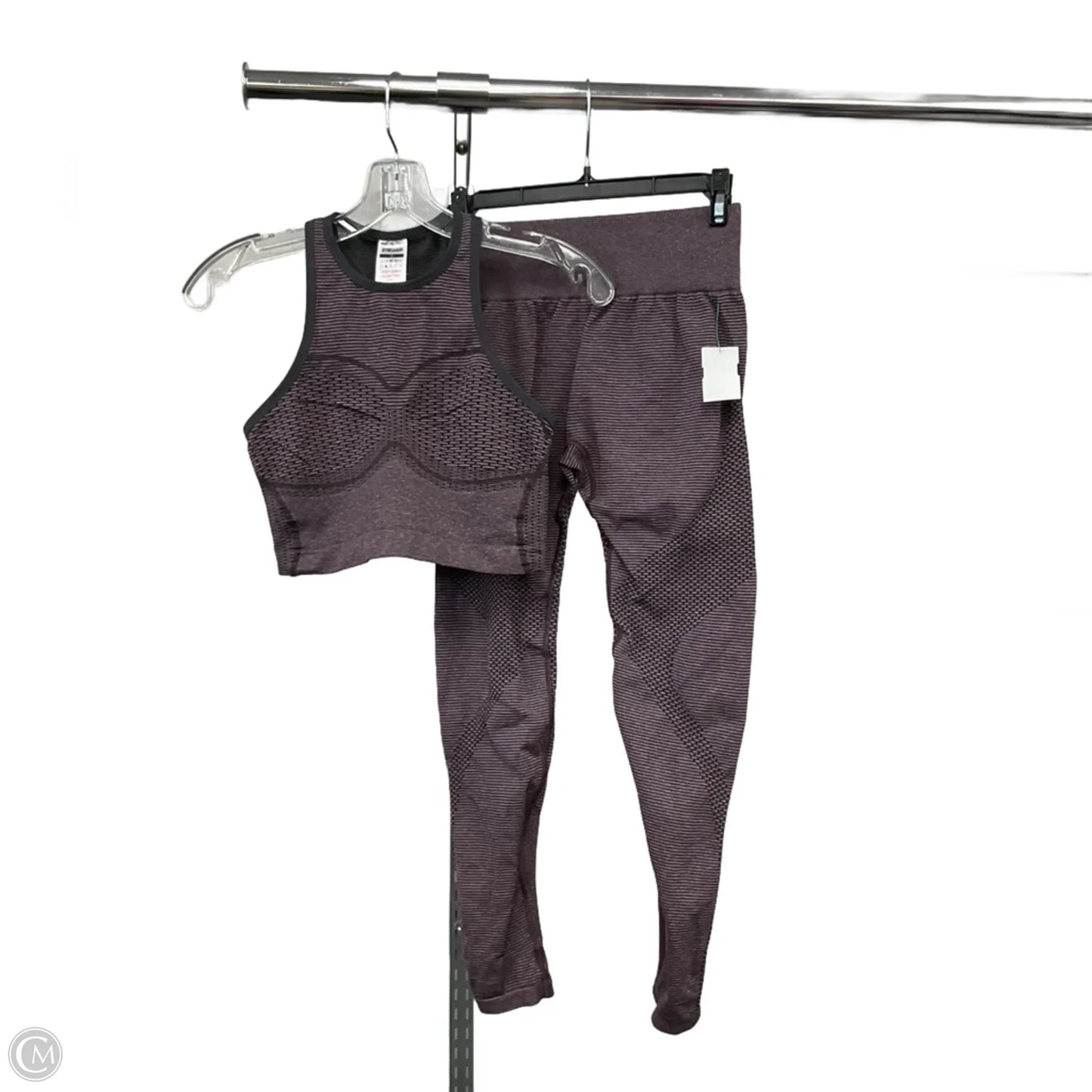 Athletic Pants 2pc By Gym Shark In Purple, Size: M