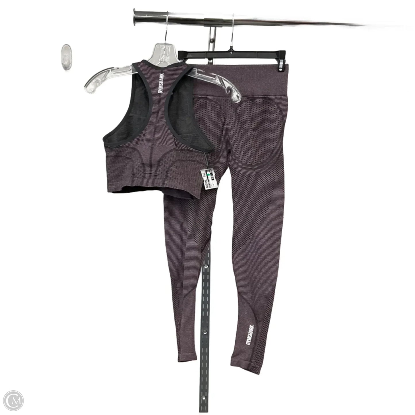 Athletic Pants 2pc By Gym Shark In Purple, Size: M