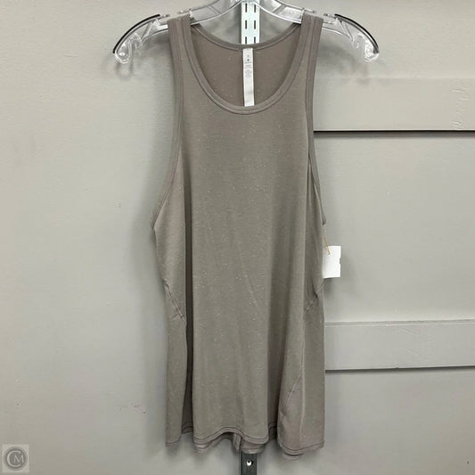 Athletic Tank Top By Lululemon In Grey, Size: 6