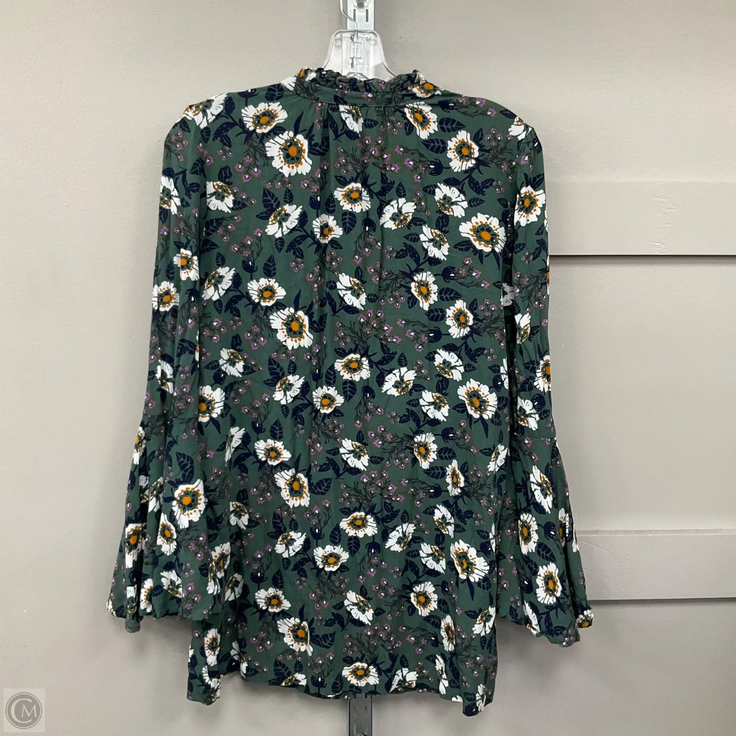 Top Long Sleeve By Free People In Floral Print, Size: Xs