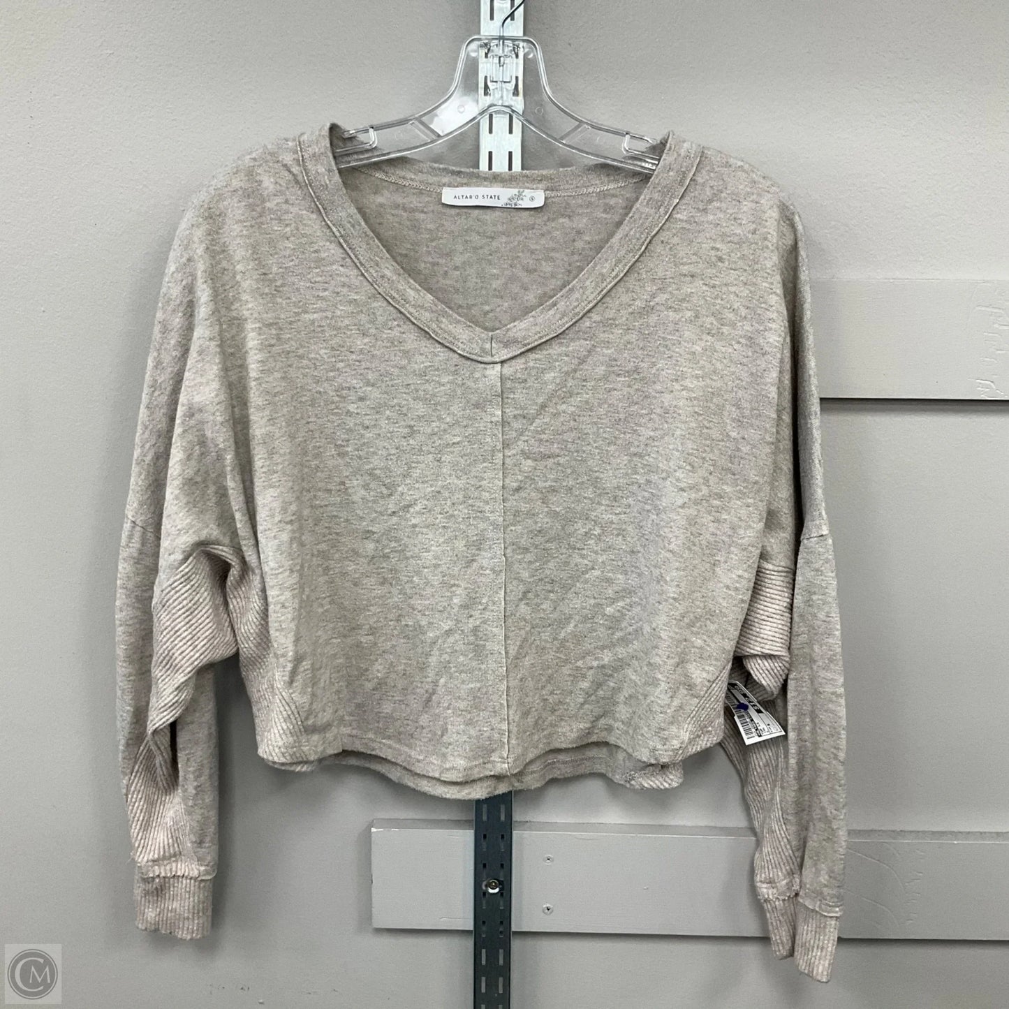 Top Long Sleeve By Altard State In Tan, Size: S