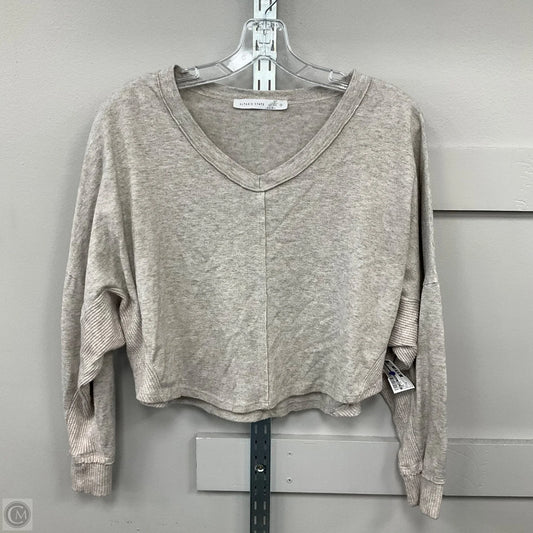 Top Long Sleeve By Altard State In Tan, Size: S