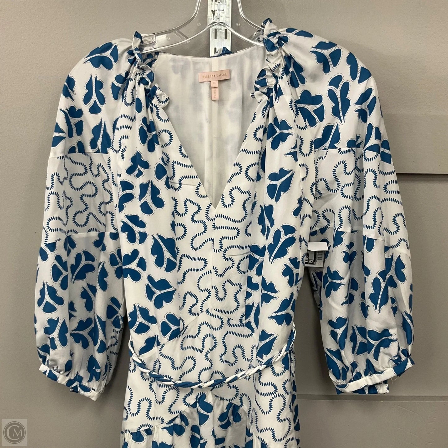 Dress Casual Midi By Rebecca Taylor In White, Size: M