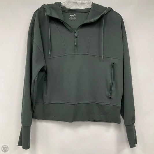Sweatshirt Hoodie By Old Navy In Green, Size: L
