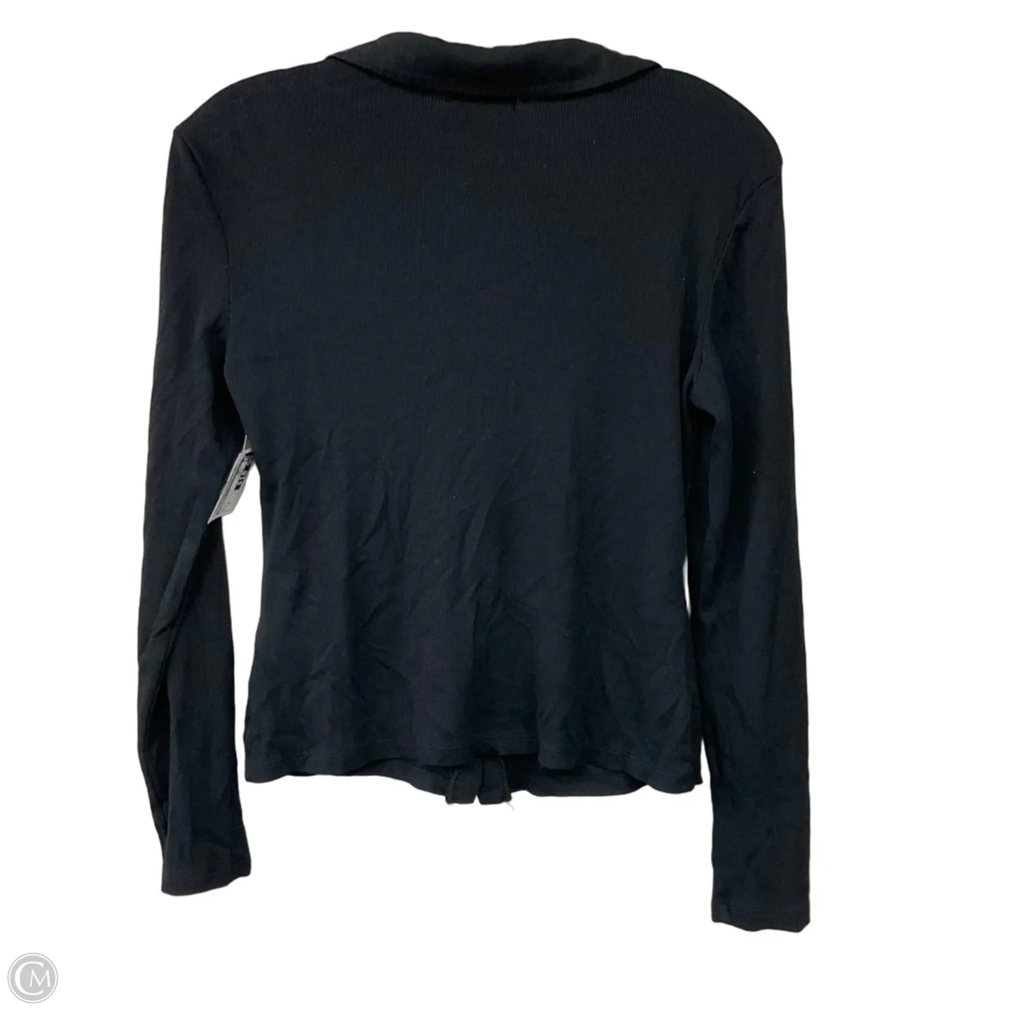 Top Long Sleeve Basic By Madewell In Black, Size: M