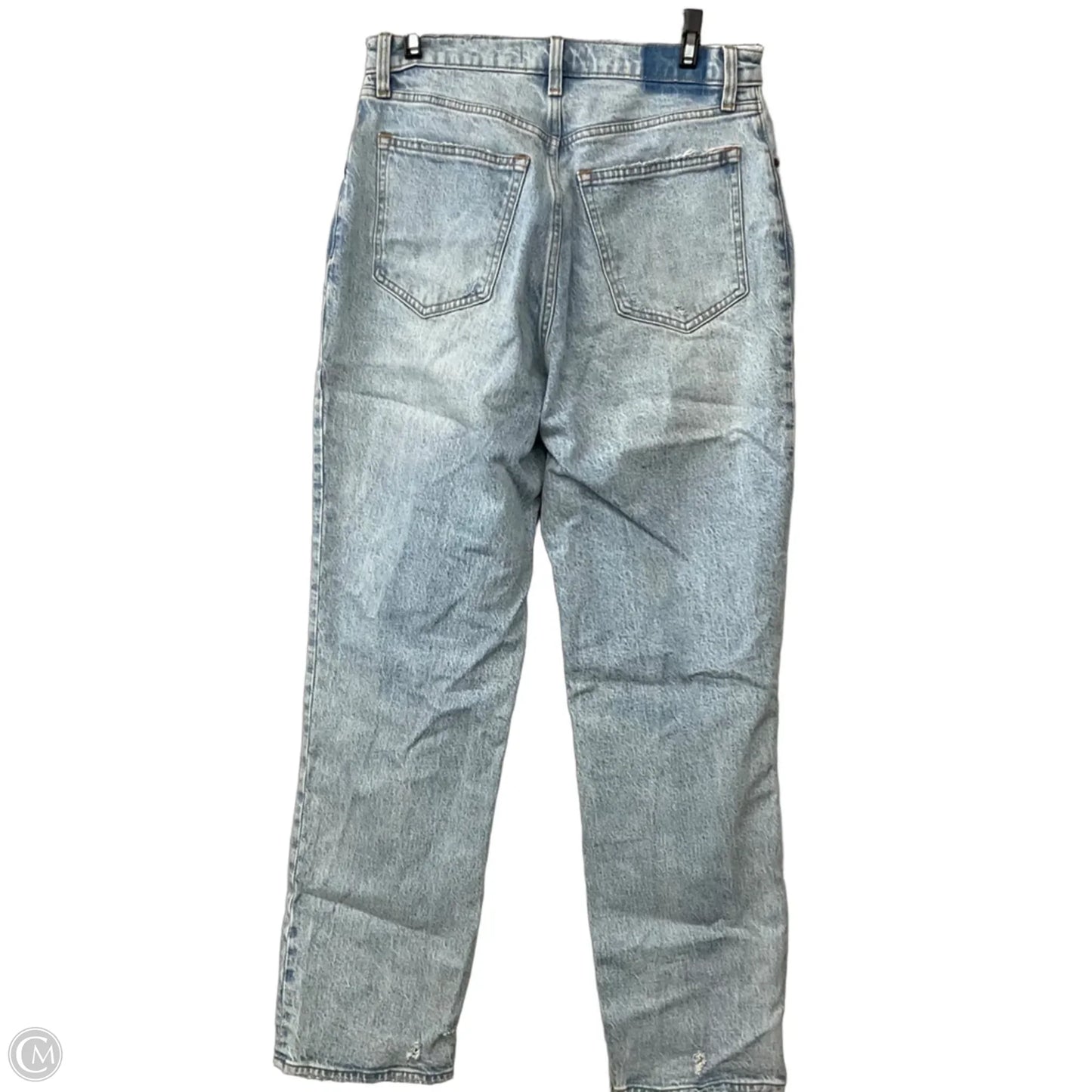 Jeans Straight By Abercrombie And Fitch In Blue Denim, Size: 8