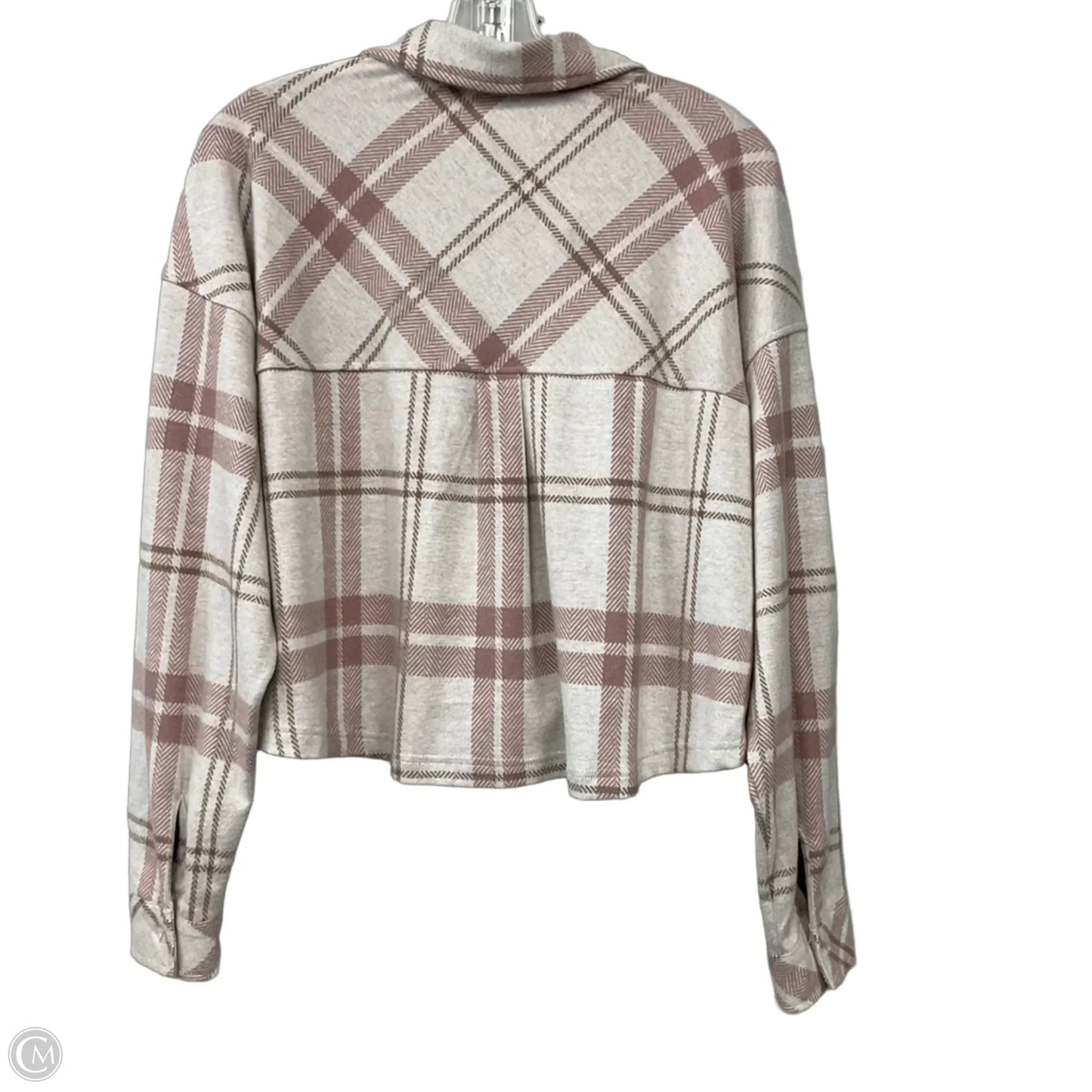 Top Long Sleeve By Altard State In Plaid Pattern, Size: Xl