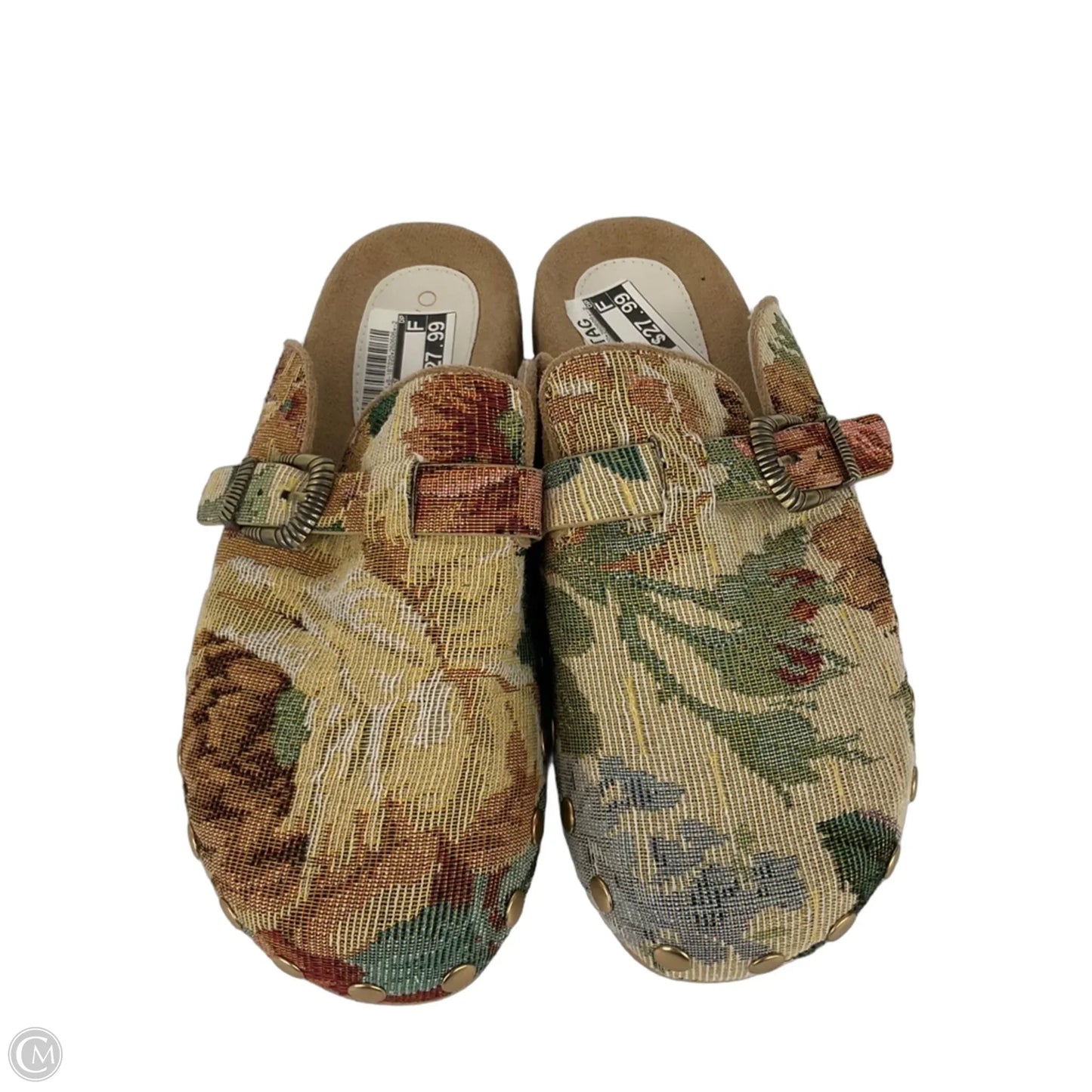 Sandals Flats By Oasis Society In Floral Print, Size: 10