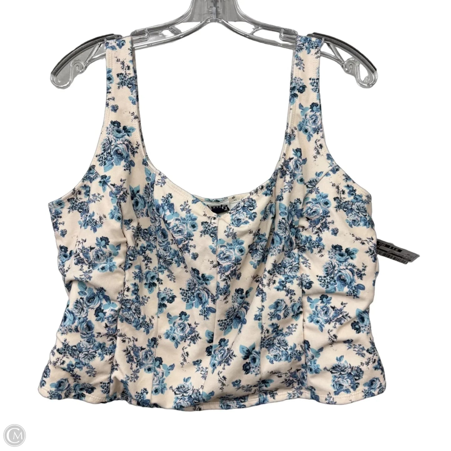 Top Sleeveless By Arula In Floral Print, Size: 2x