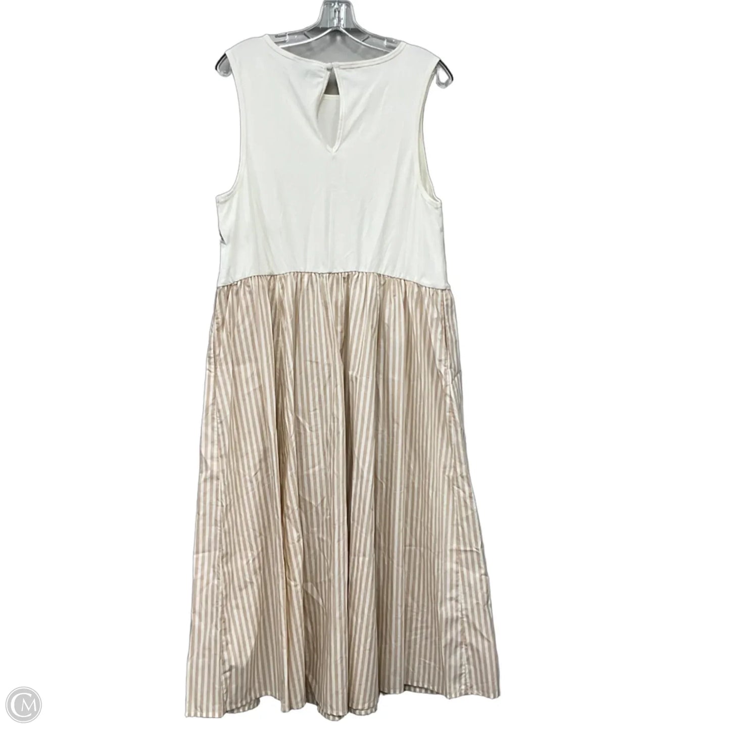 Dress Casual Maxi By Torrid In Beige, Size: 2x