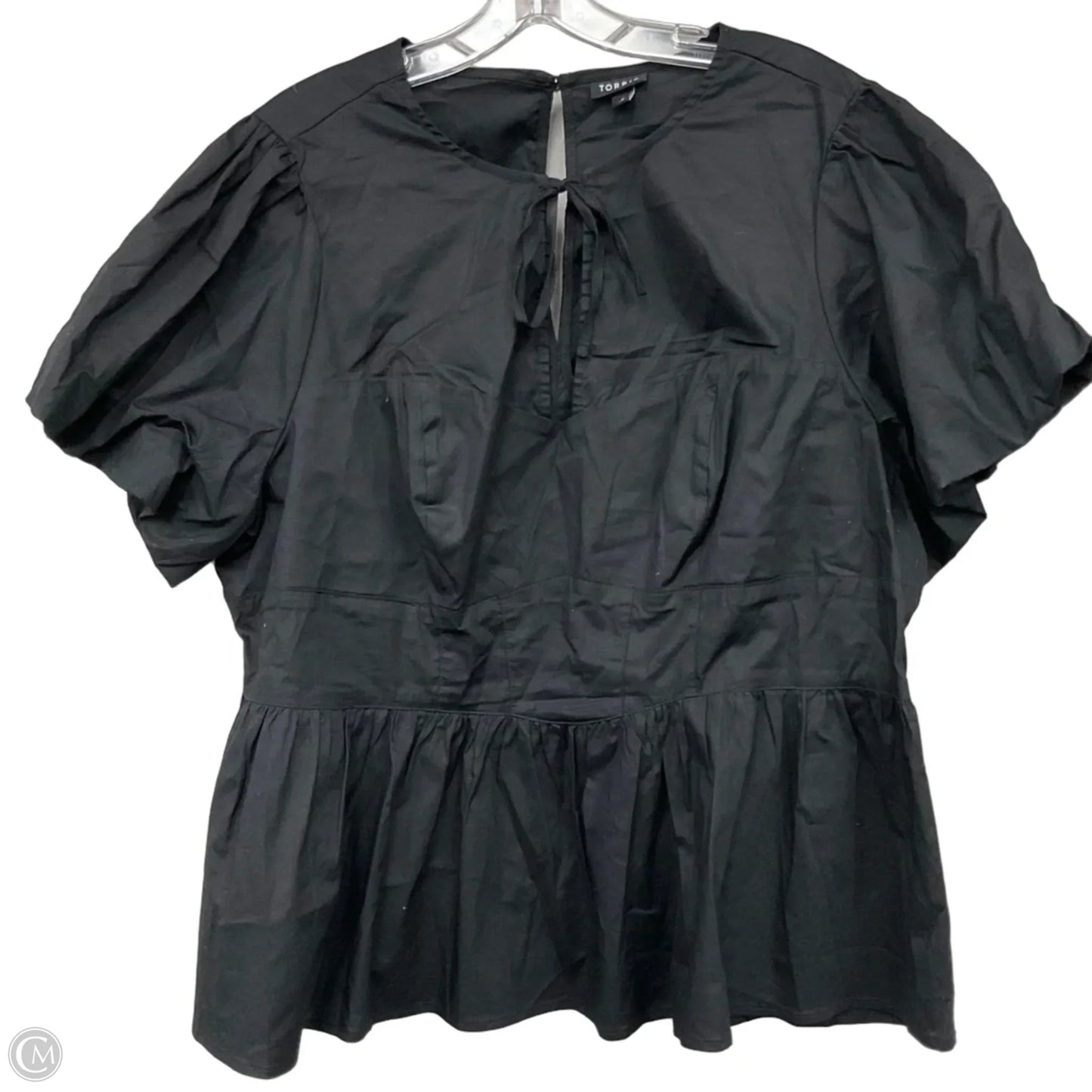 Top Short Sleeve By Torrid In Black, Size: 2x
