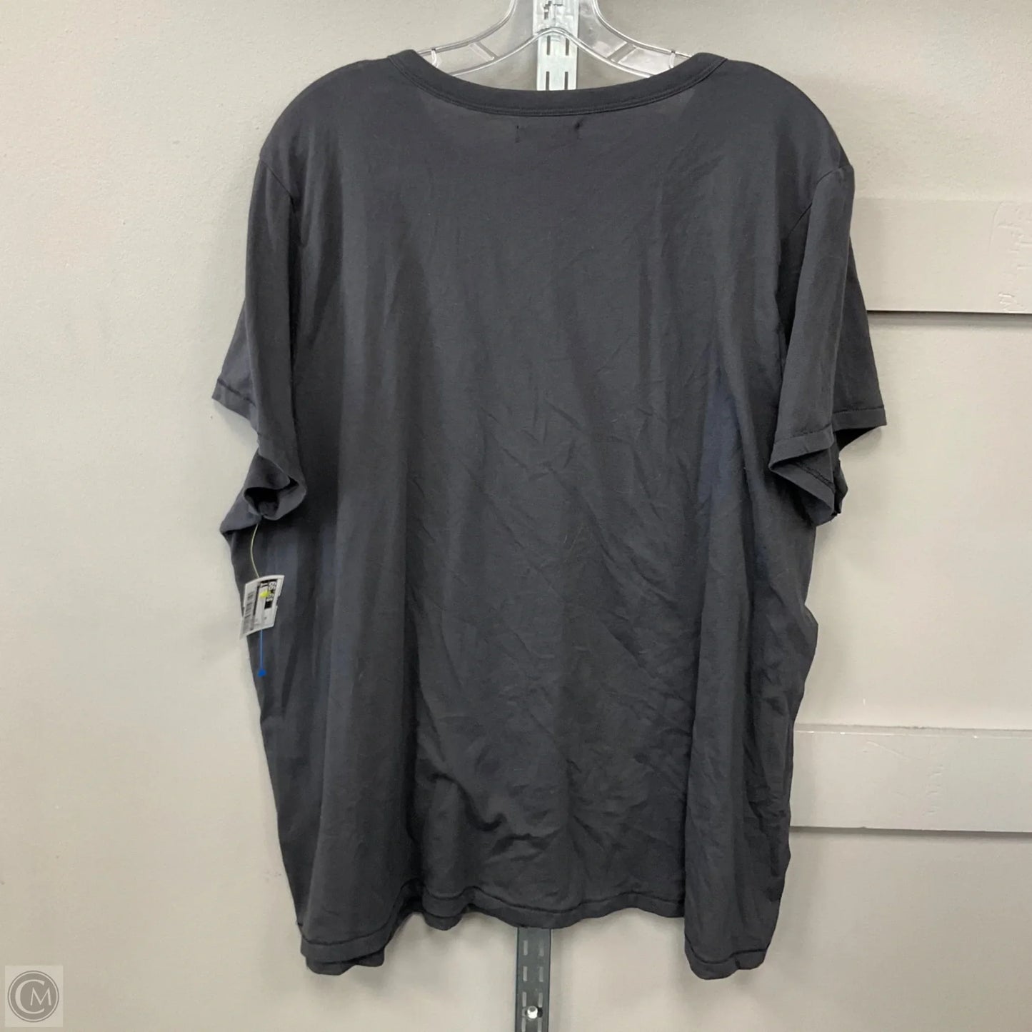 Top Short Sleeve By Maurices In Grey, Size: 3x