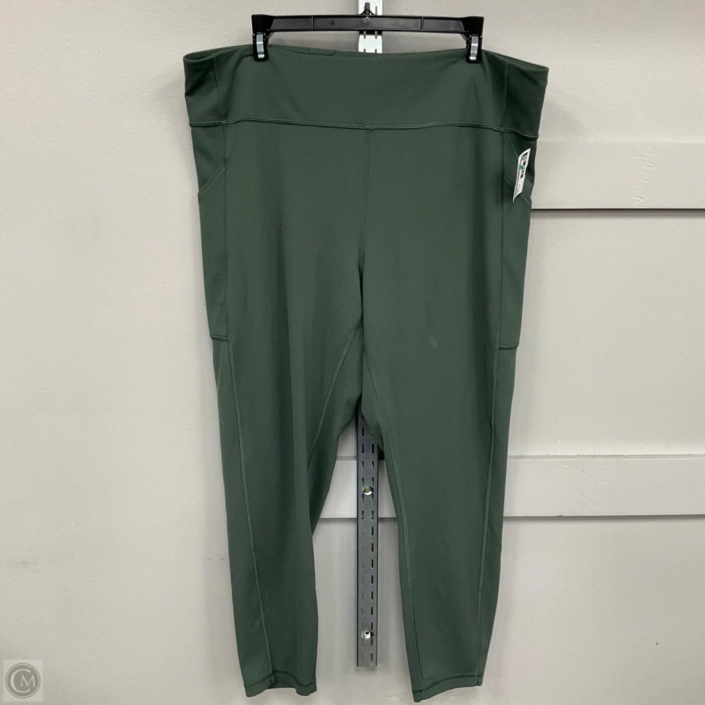Athletic Leggings By Lululemon In Green, Size: 18