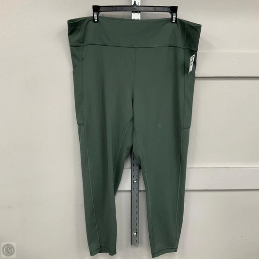 Athletic Leggings By Lululemon In Green, Size: 18