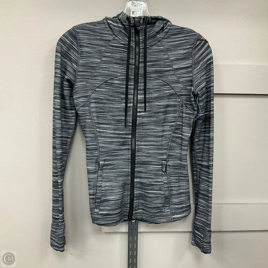 Athletic Jacket By Lululemon In Grey, Size: 6