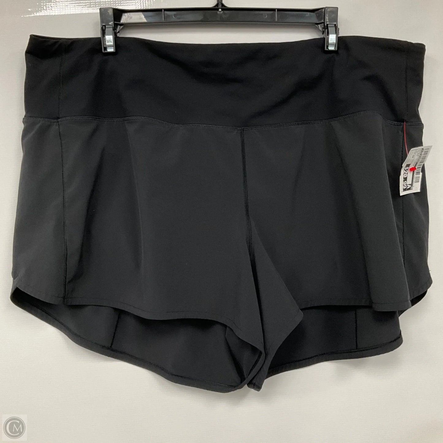 Athletic Shorts By Lululemon In Black, Size: 16