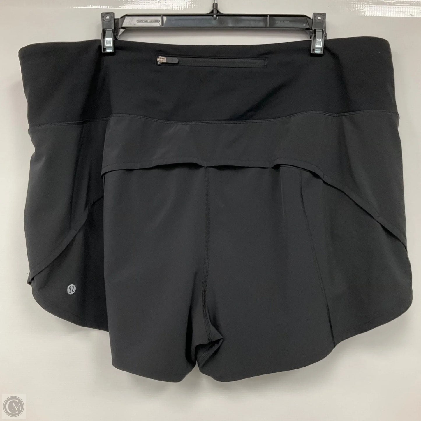 Athletic Shorts By Lululemon In Black, Size: 16