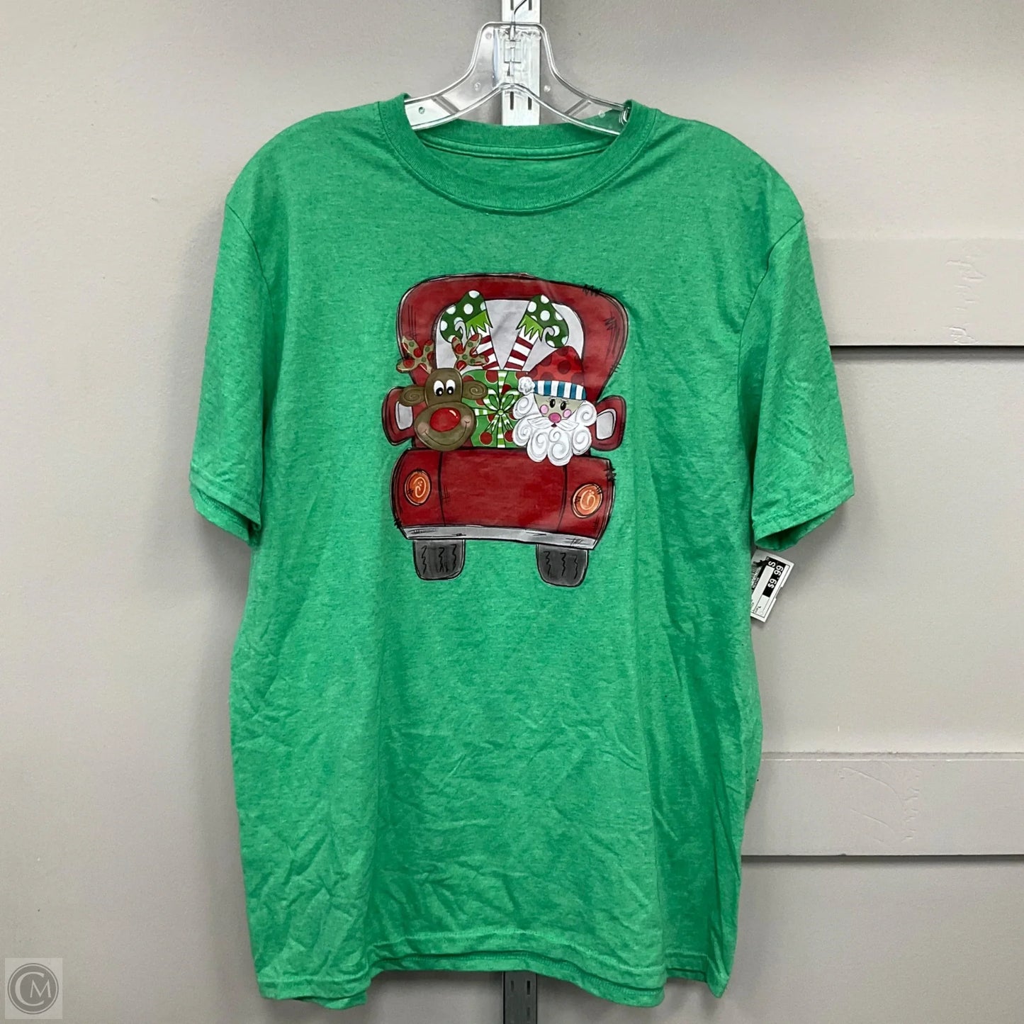 Top Short Sleeve By Clothes Mentor In Green, Size: L