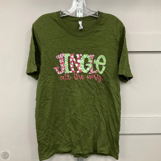 Top Short Sleeve By Clothes Mentor In Green, Size: L