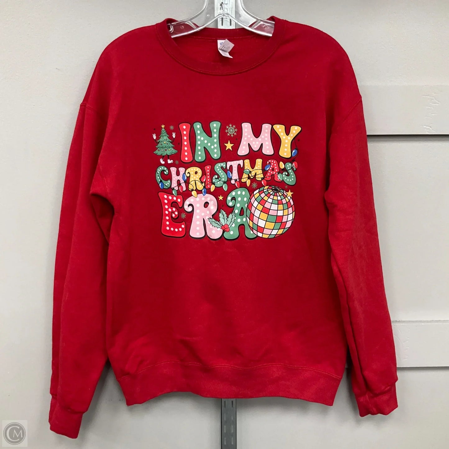 Sweatshirt Crewneck By Jerzees In Red, Size: M