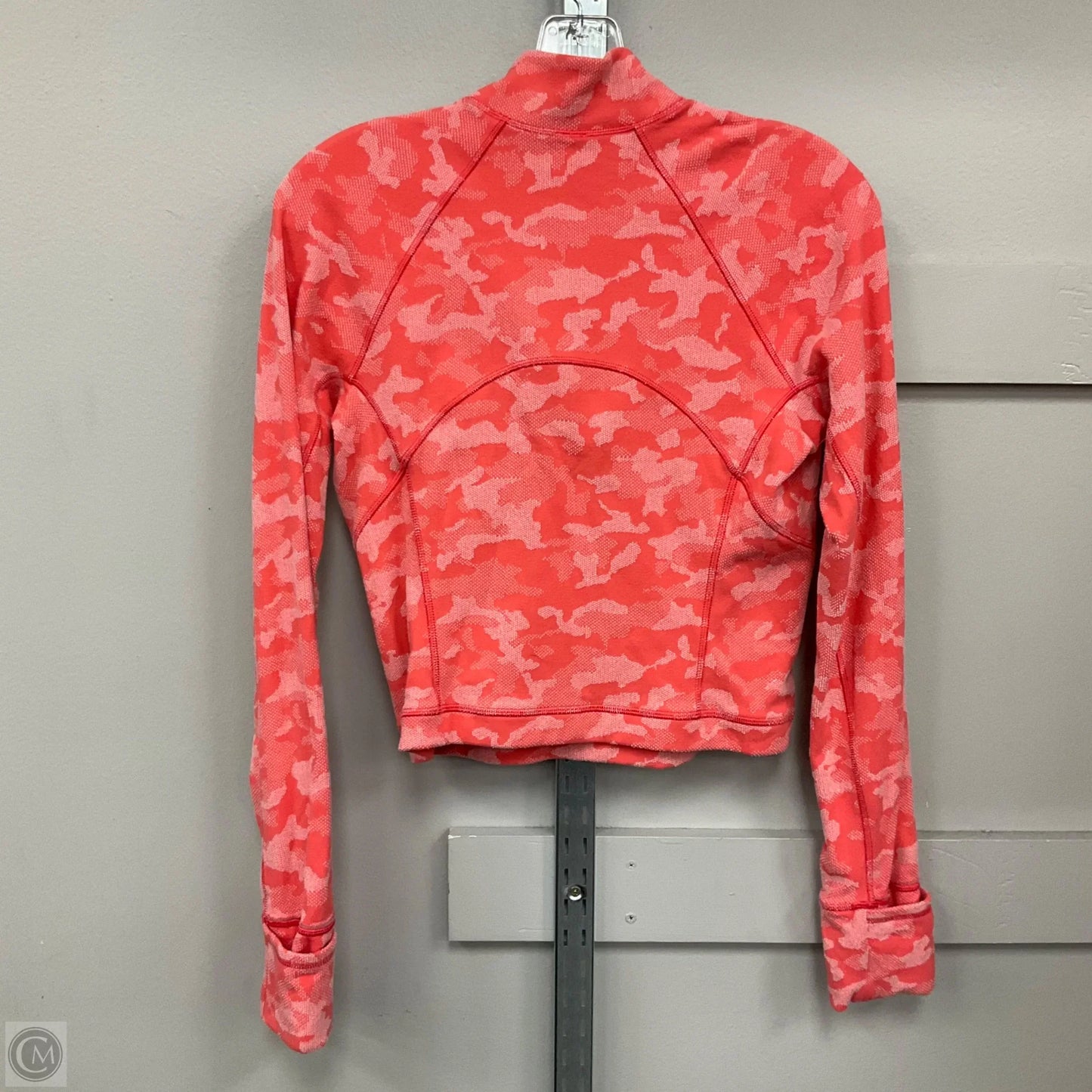 Athletic Sweatshirt Collar By Lululemon In Coral, Size: 8