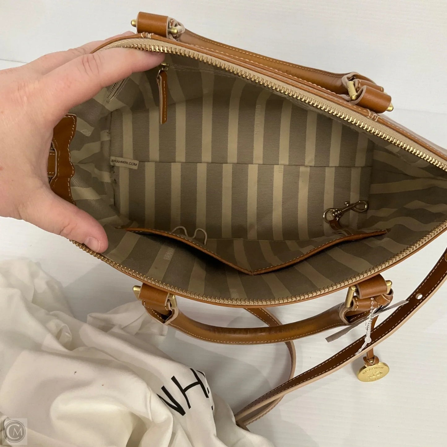 Crossbody Designer By Brahmin, Size: Medium