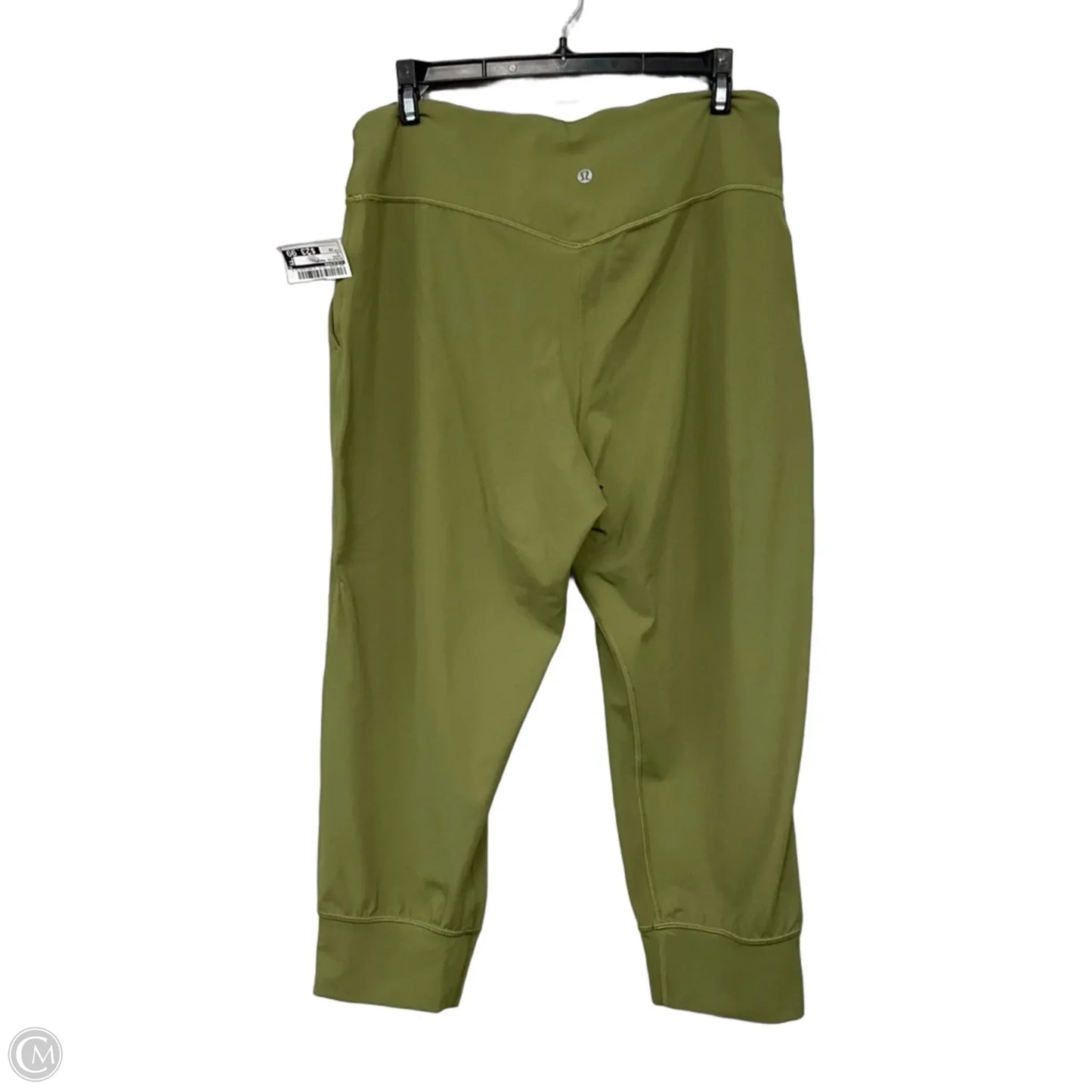 Athletic Pants By Lululemon In Green, Size: 12