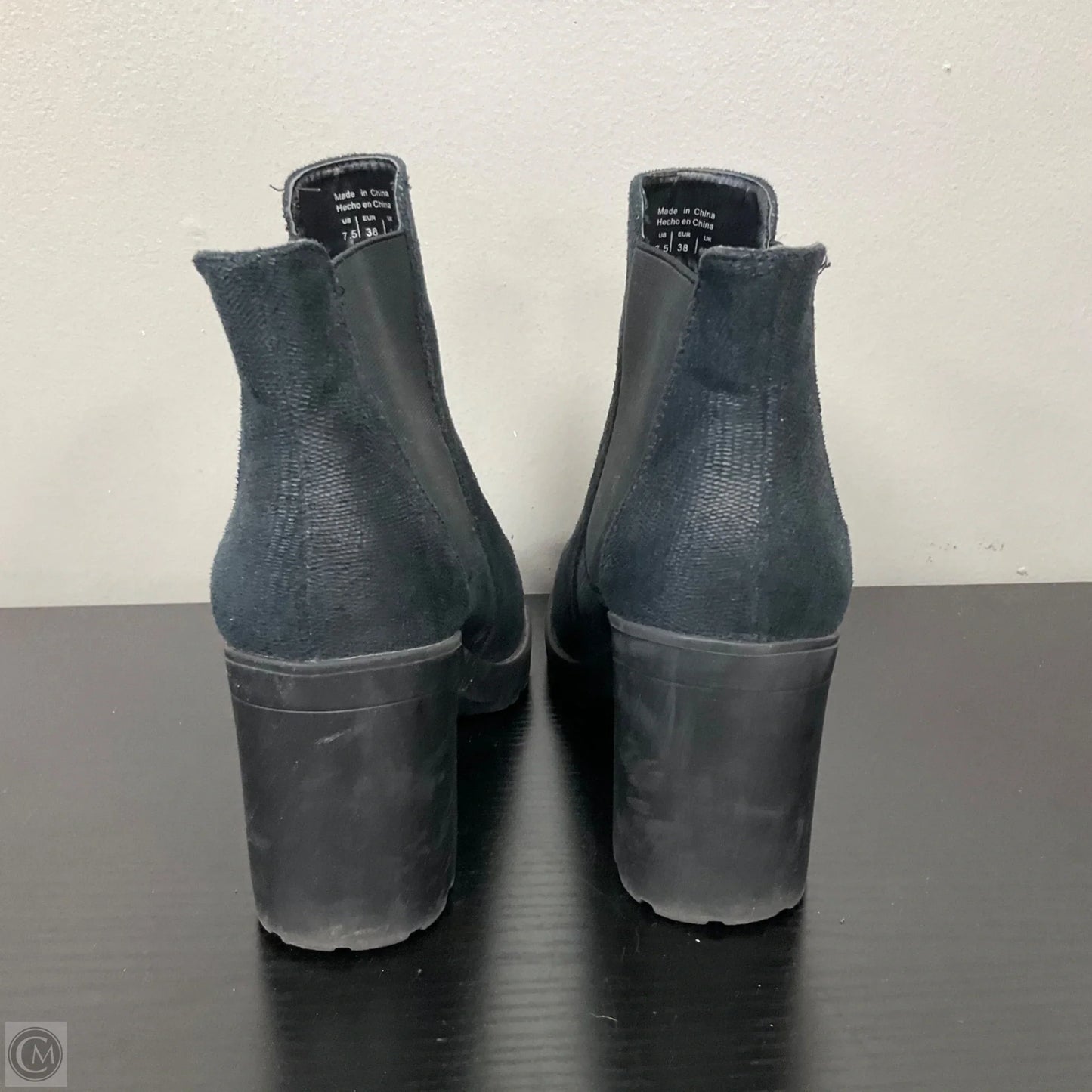 Boots Ankle Heels By Call It Spring In Black, Size: 7.5