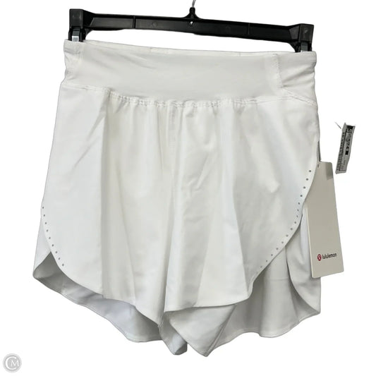 Athletic Skort By Lululemon In White, Size: Xxs