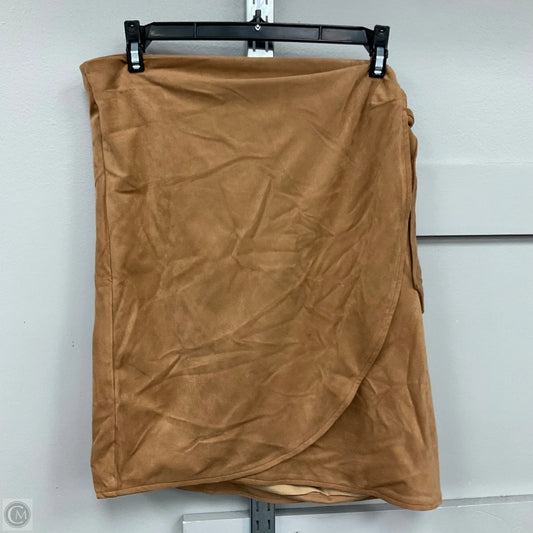 Skirt Short By Loft In Brown, Size: M