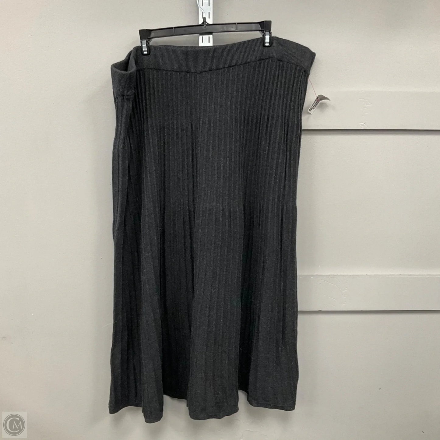 Skirt Maxi By Ophelia Roe In Grey, Size: 3x