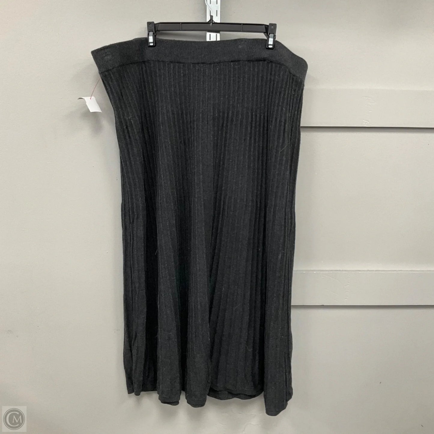 Skirt Maxi By Ophelia Roe In Grey, Size: 3x