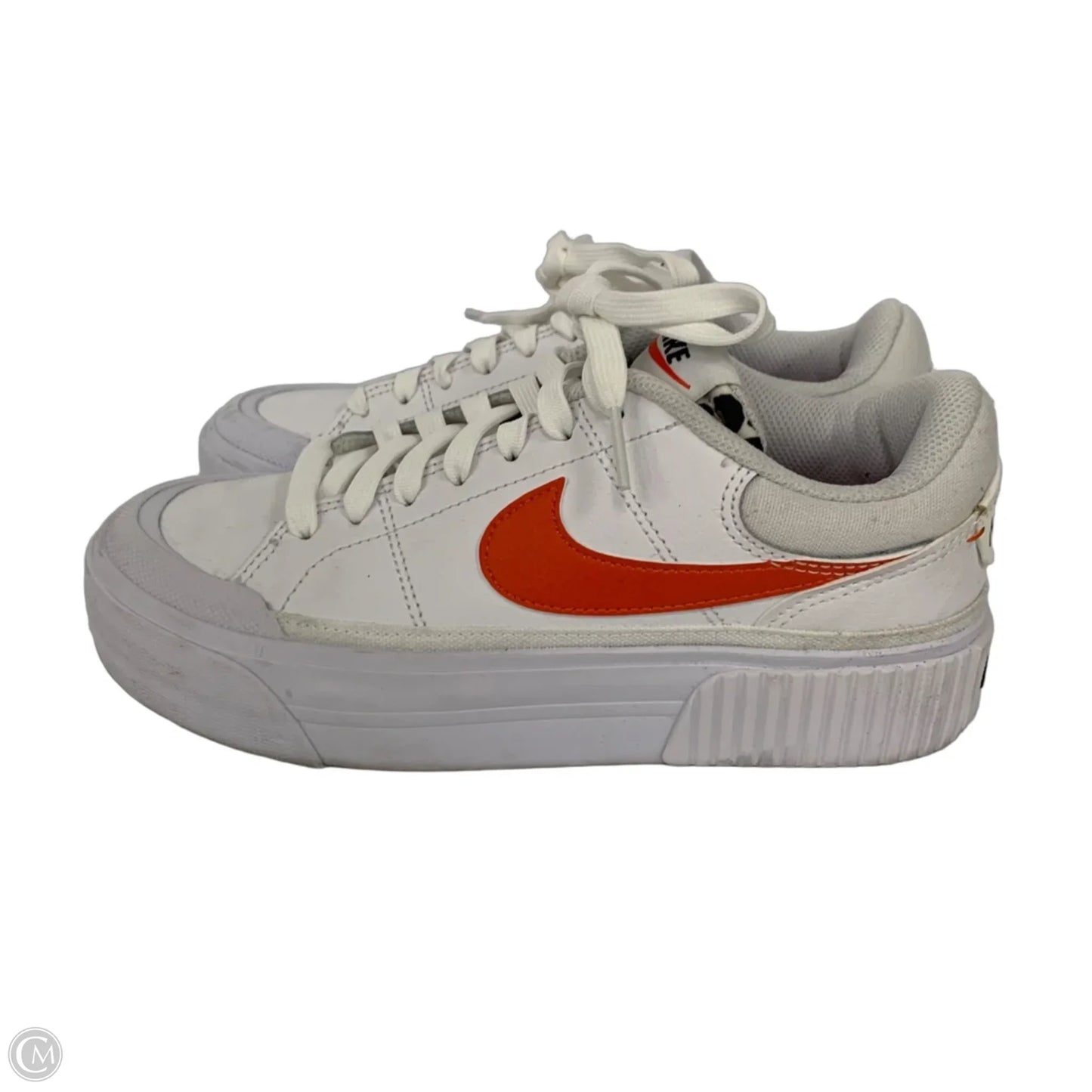 Shoes Athletic By Nike In White, Size: 6