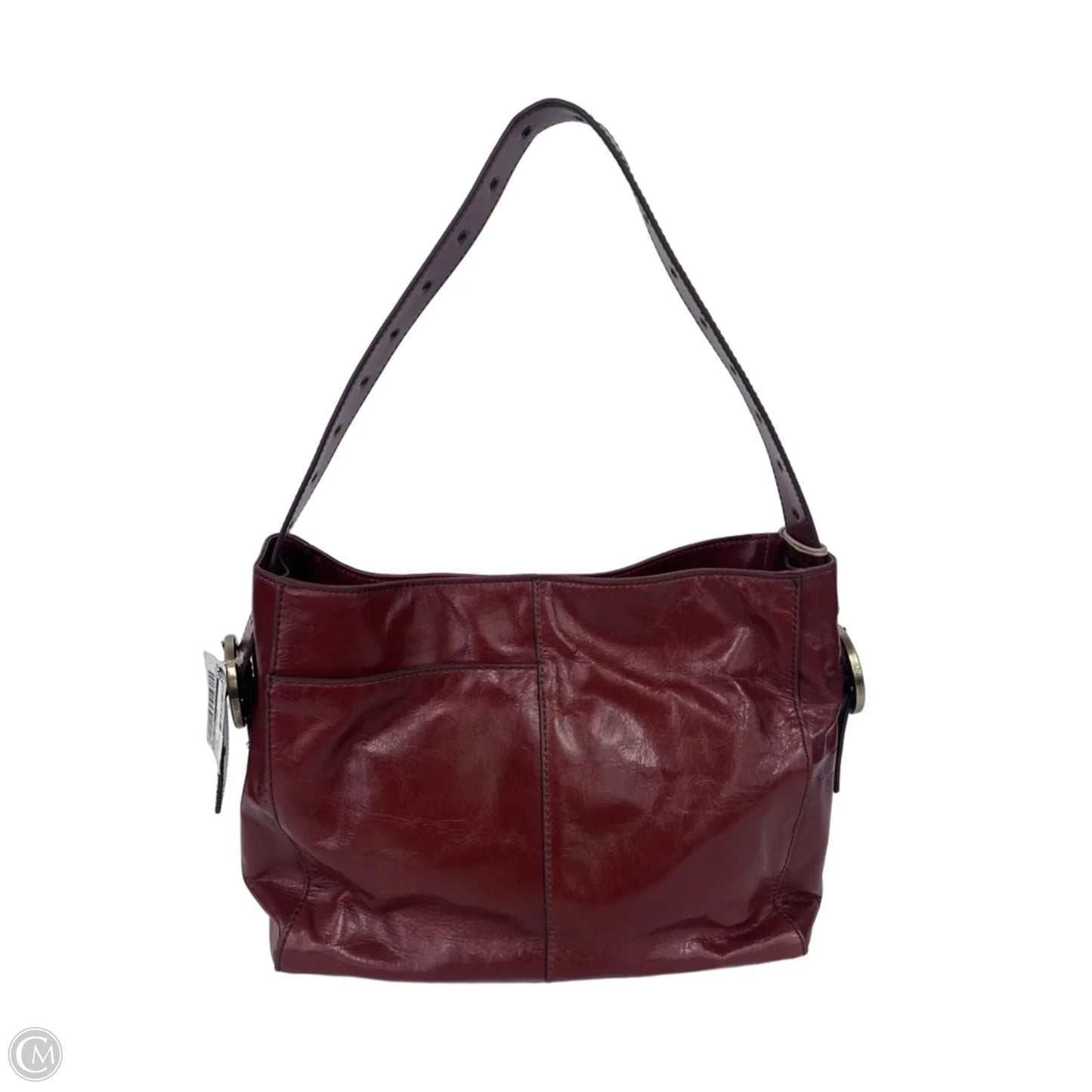 Handbag Leather By Hobo Intl, Size: Medium
