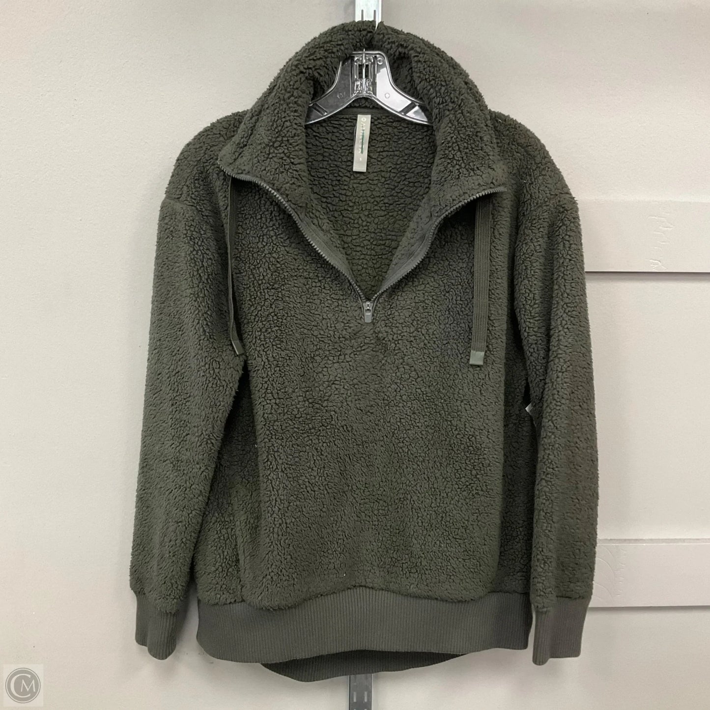 Sweatshirt Collar By Athleta In Green, Size: S
