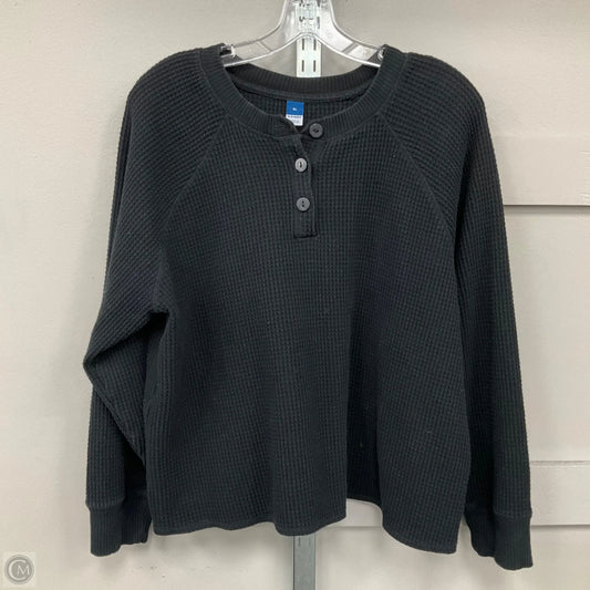 Top LS By Old Navy In Black, Size: Xl