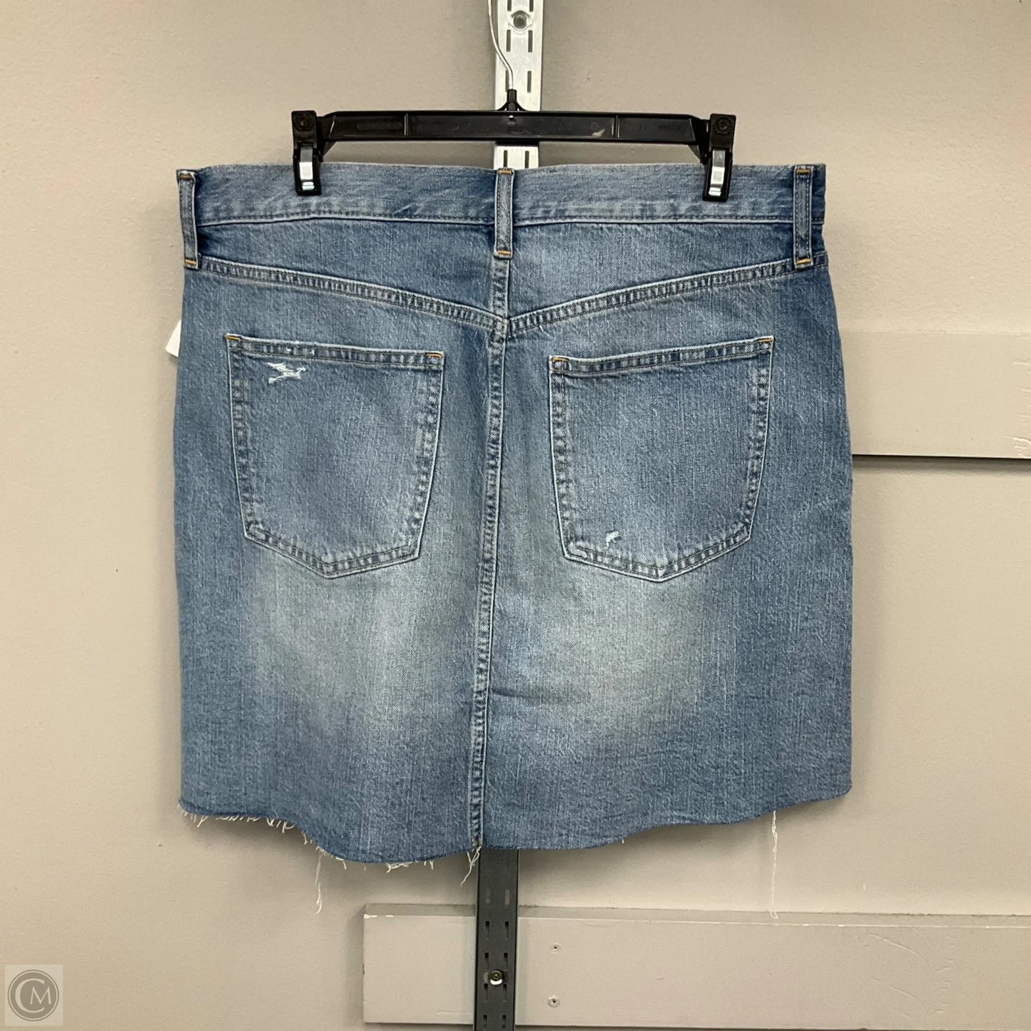 Skirt Mini & Short By Gap In Blue Denim, Size: 12