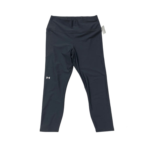Athletic Leggings By Under Armour In Black, Size:1X