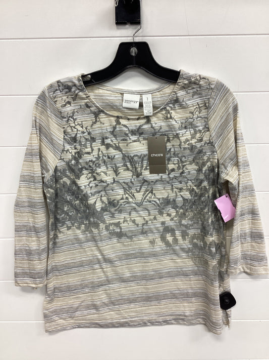 Top Ls By Zenergy By Chicos In Cream, Size:S