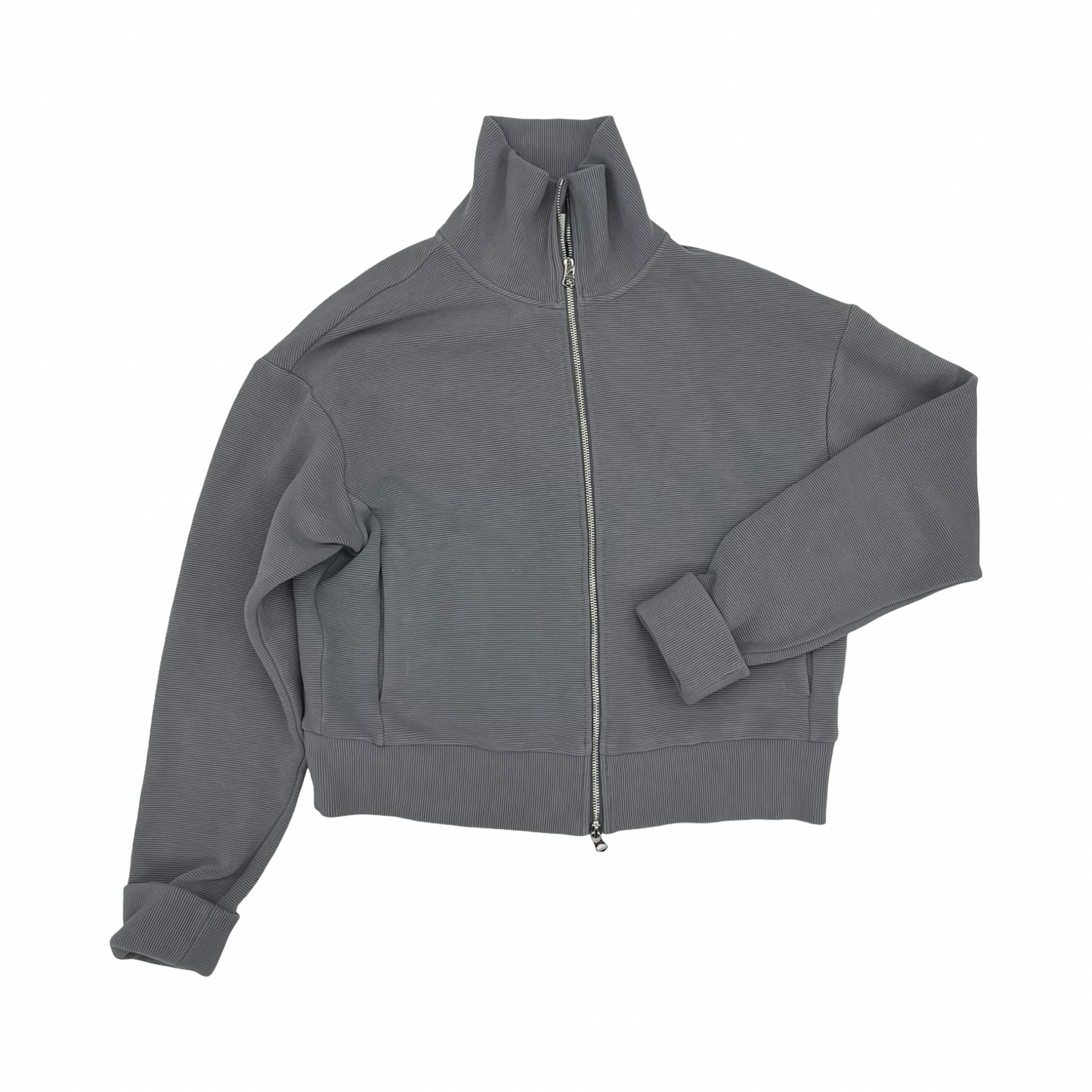 Sweatshirt Collar By Varley In Grey, Size:M