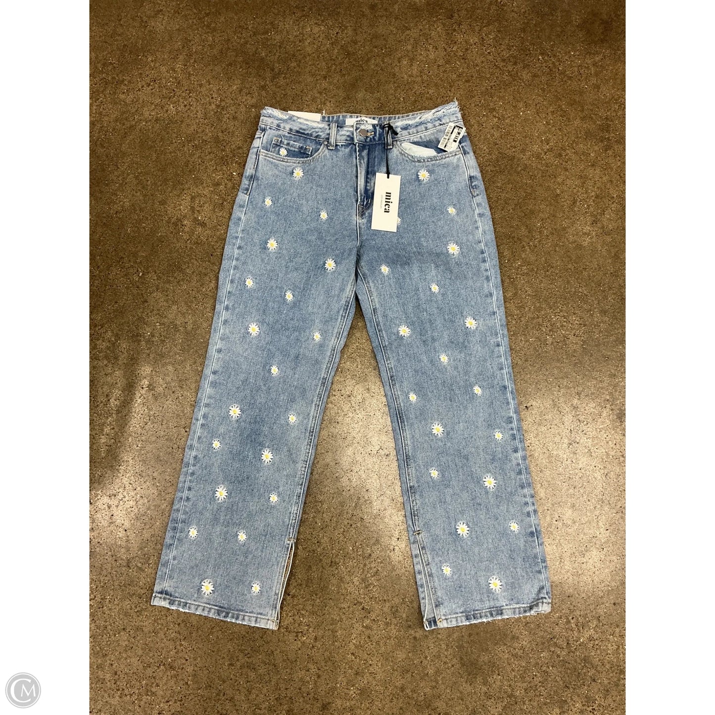 Jeans Wide Leg By Clothes Mentor In Blue Denim, Size: 8