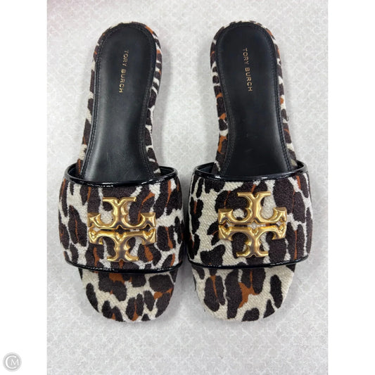 Sandals Designer By Tory Burch In Animal Print, Size: 8.5