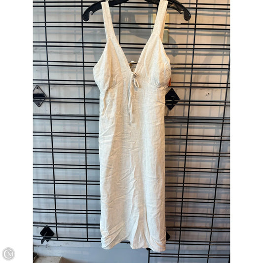 Dress Casual Maxi By Monteau In Cream, Size: M