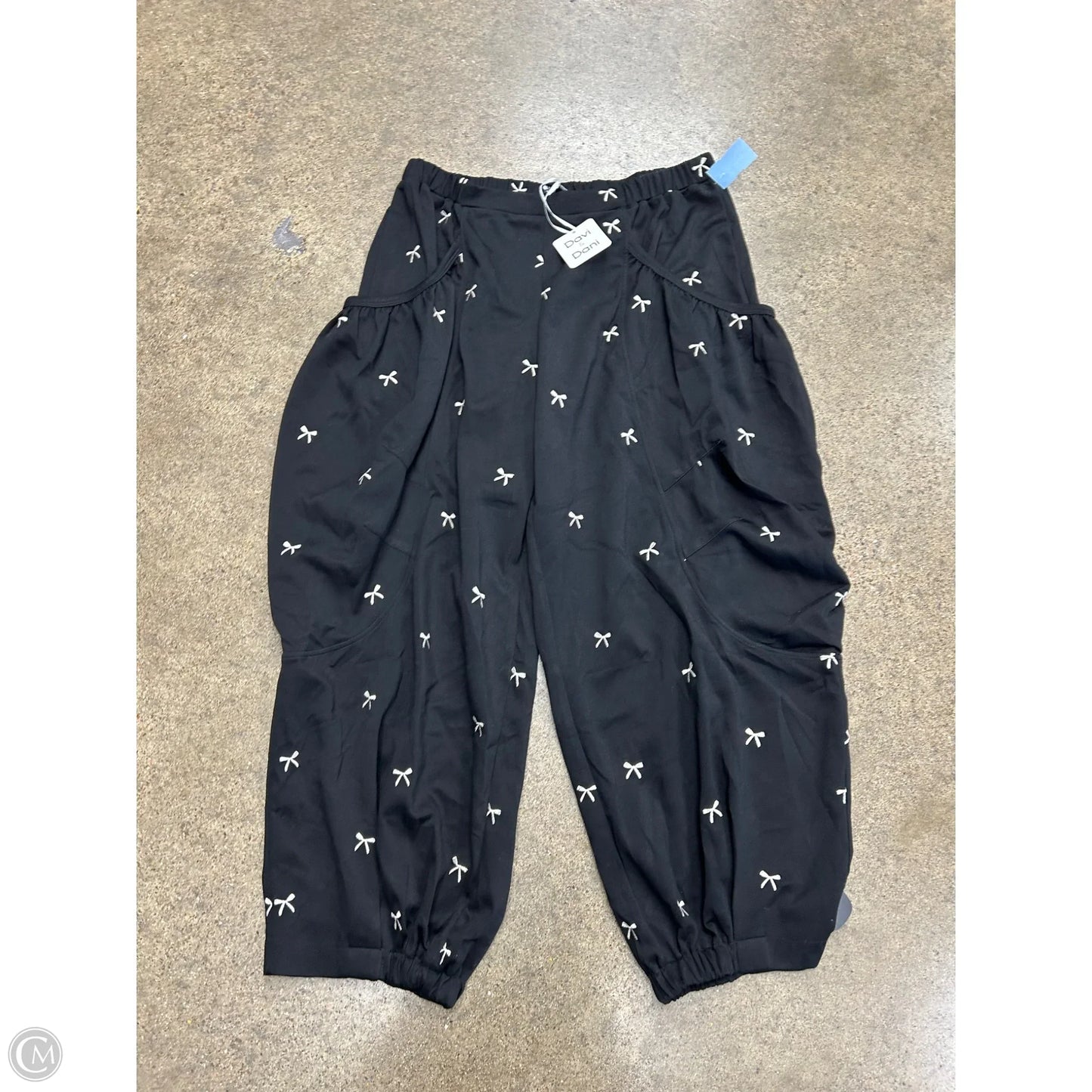 Pants Wide Leg By Davi & Dani In Black, Size: 1x