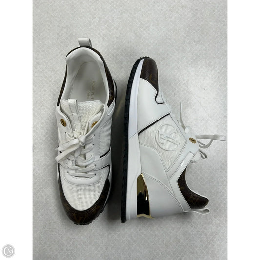 Shoes Luxury Designer By Louis Vuitton In White 38.5/8.5