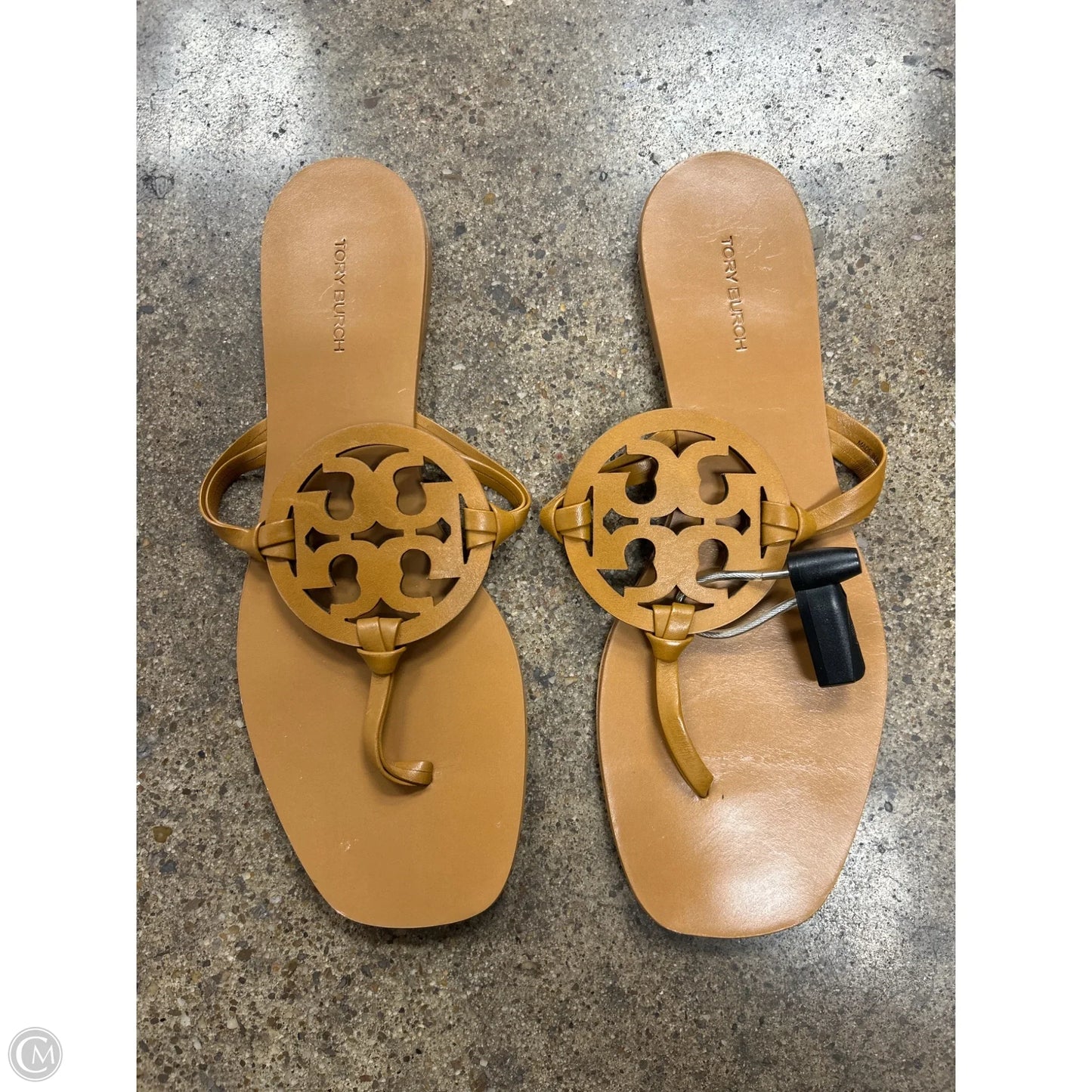 Sandals Designer By Tory Burch In Brown, Size: 9