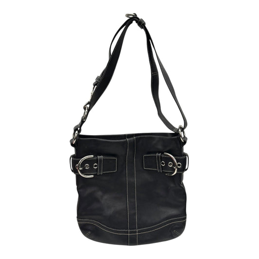 Handbag Designer By Coach In Black, Size:Medium