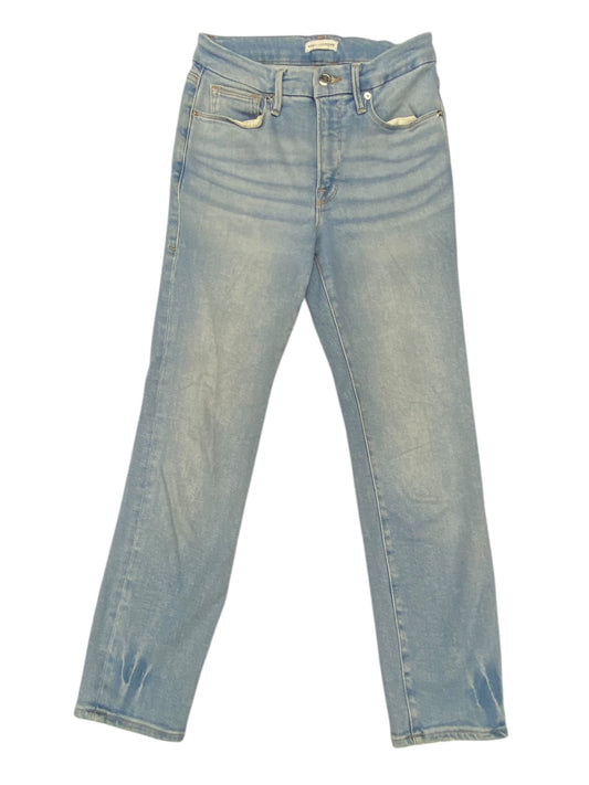 Jeans Straight By Good American In Blue, Size:6