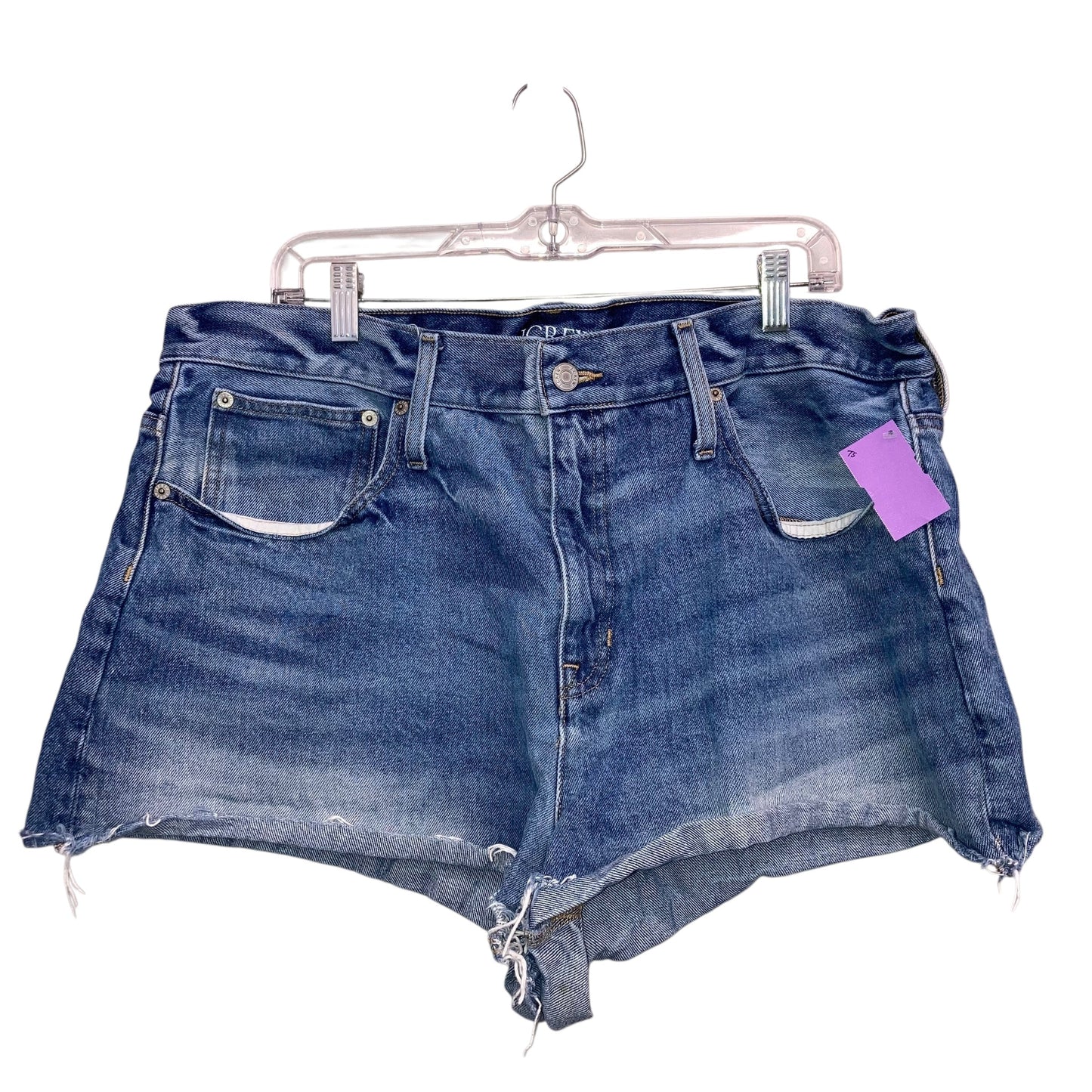 Shorts By J. Crew In Blue Denim, Size:18